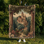 Vintage Tapestry Castle