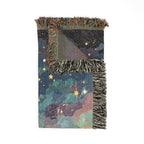 Abstract Celestial Moon and Stars