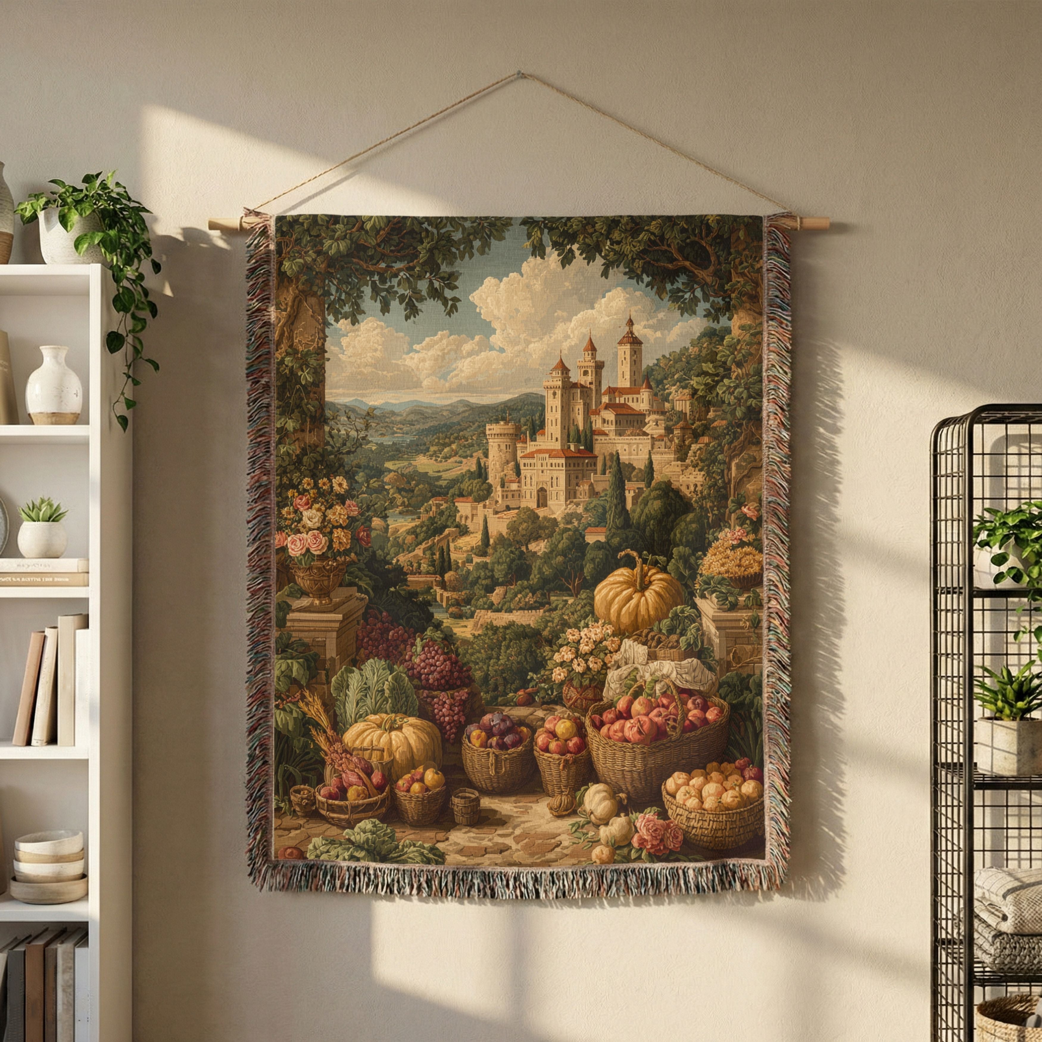 Vintage Tapestry Village