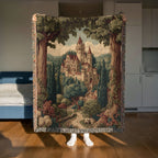 Vintage Tapestry Castle
