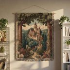 Vintage Tapestry Castle