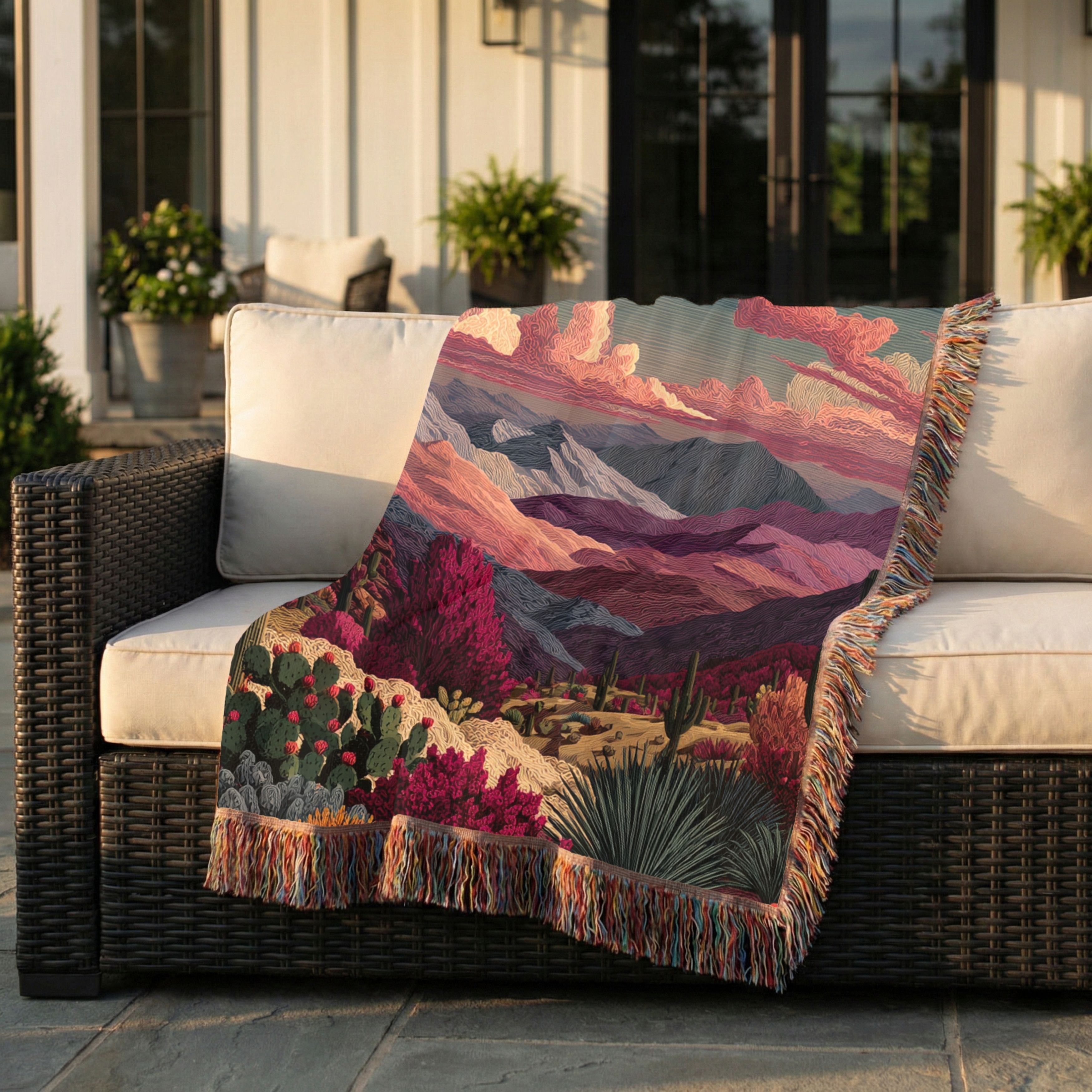 Desert Sunset Landscape