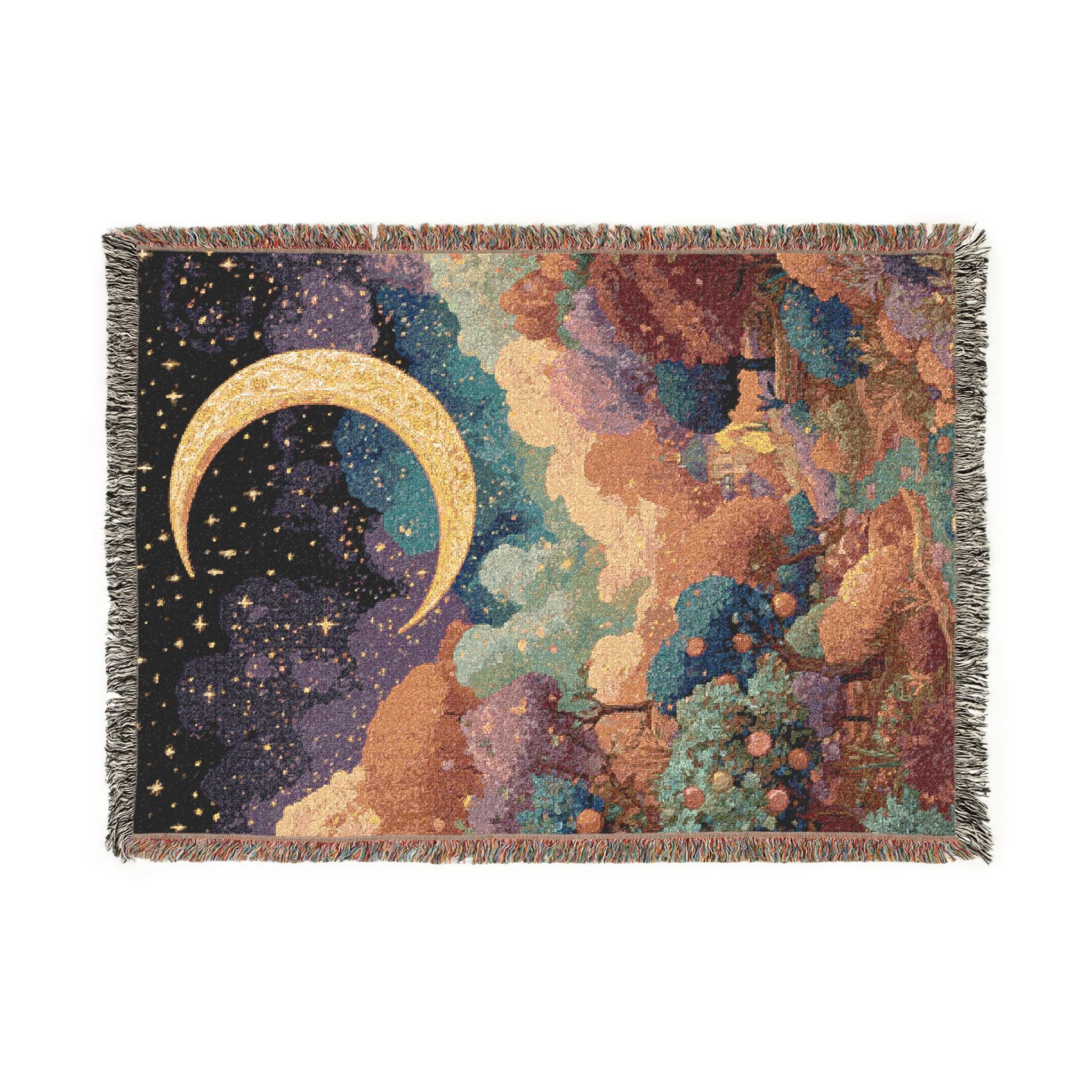 Multicolor Forest Celestial Crescent Moon