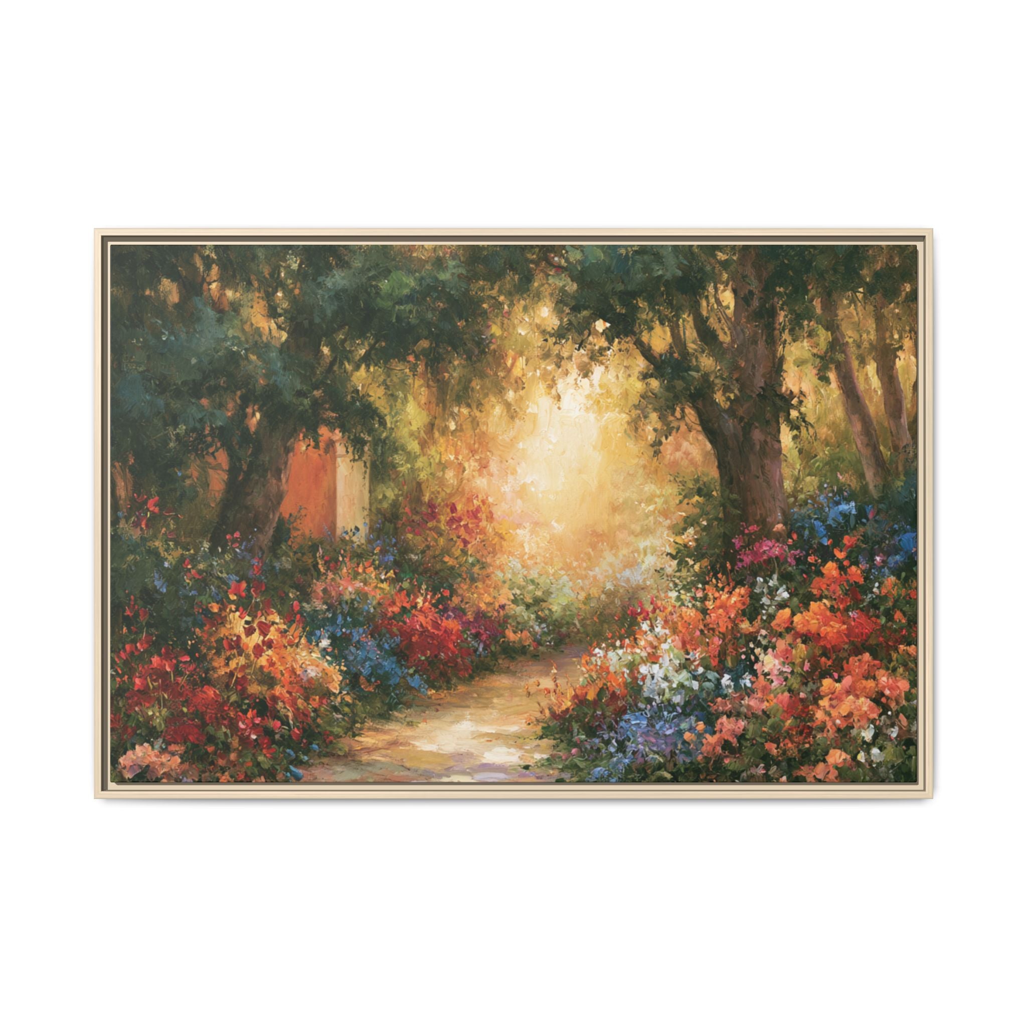 Vintage Botanical Colorful Oil Painting