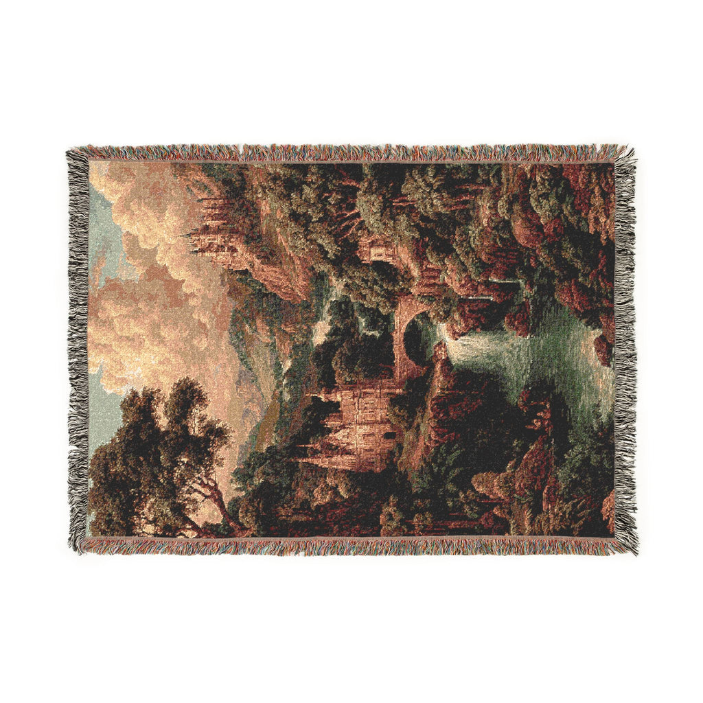 Abstract Earth Tones Tapestry