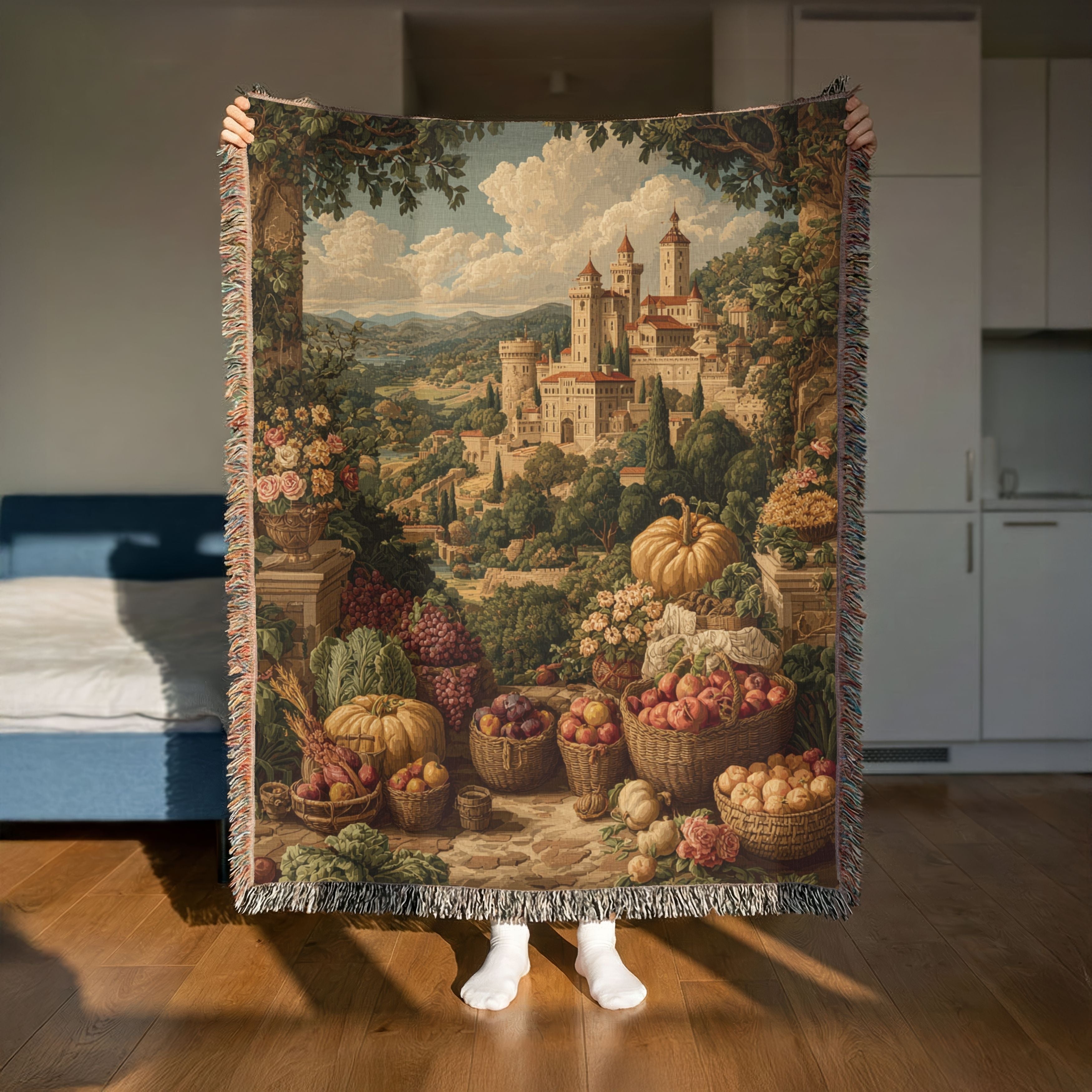 Vintage Tapestry Village