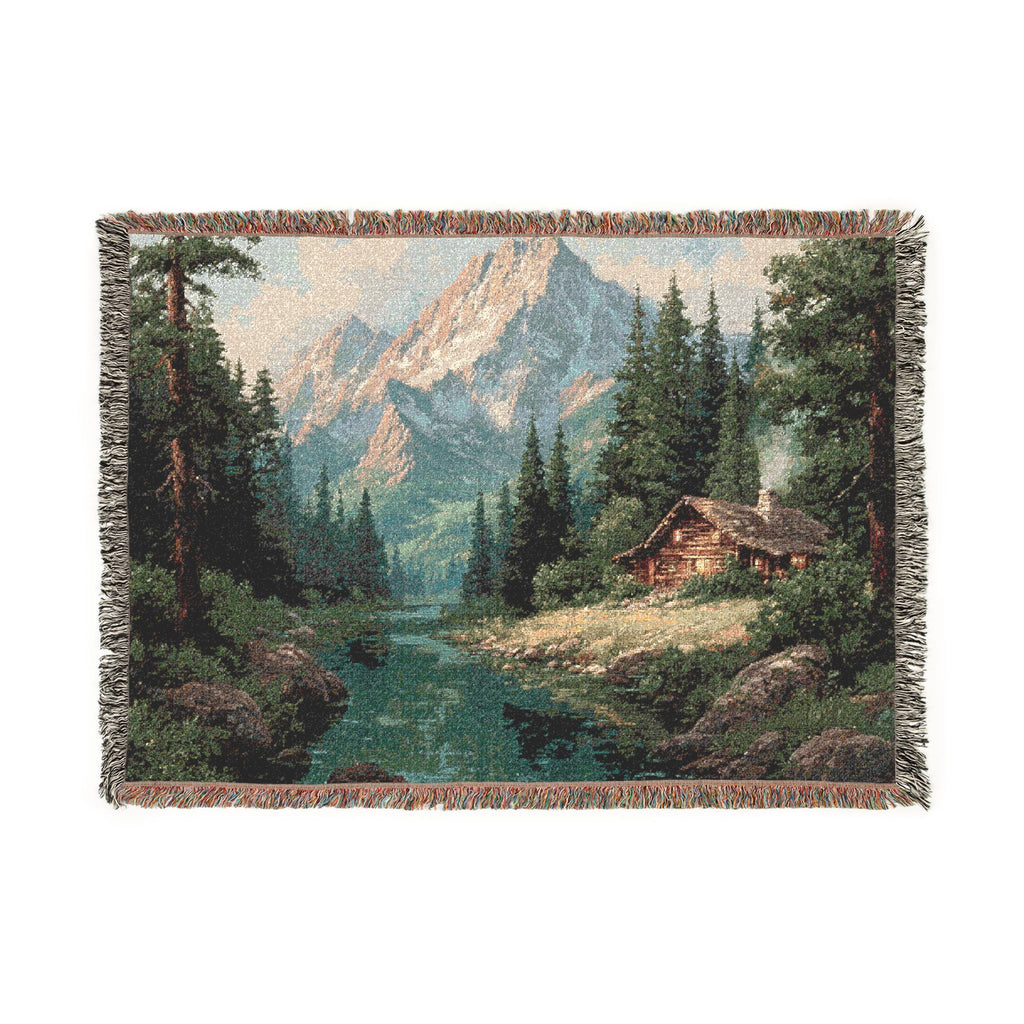 Mountain Cabin Landscape