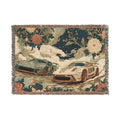 Retro Racing Cars Woven Blanket