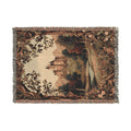 Vintage Castle Tapestry Woven Blanket