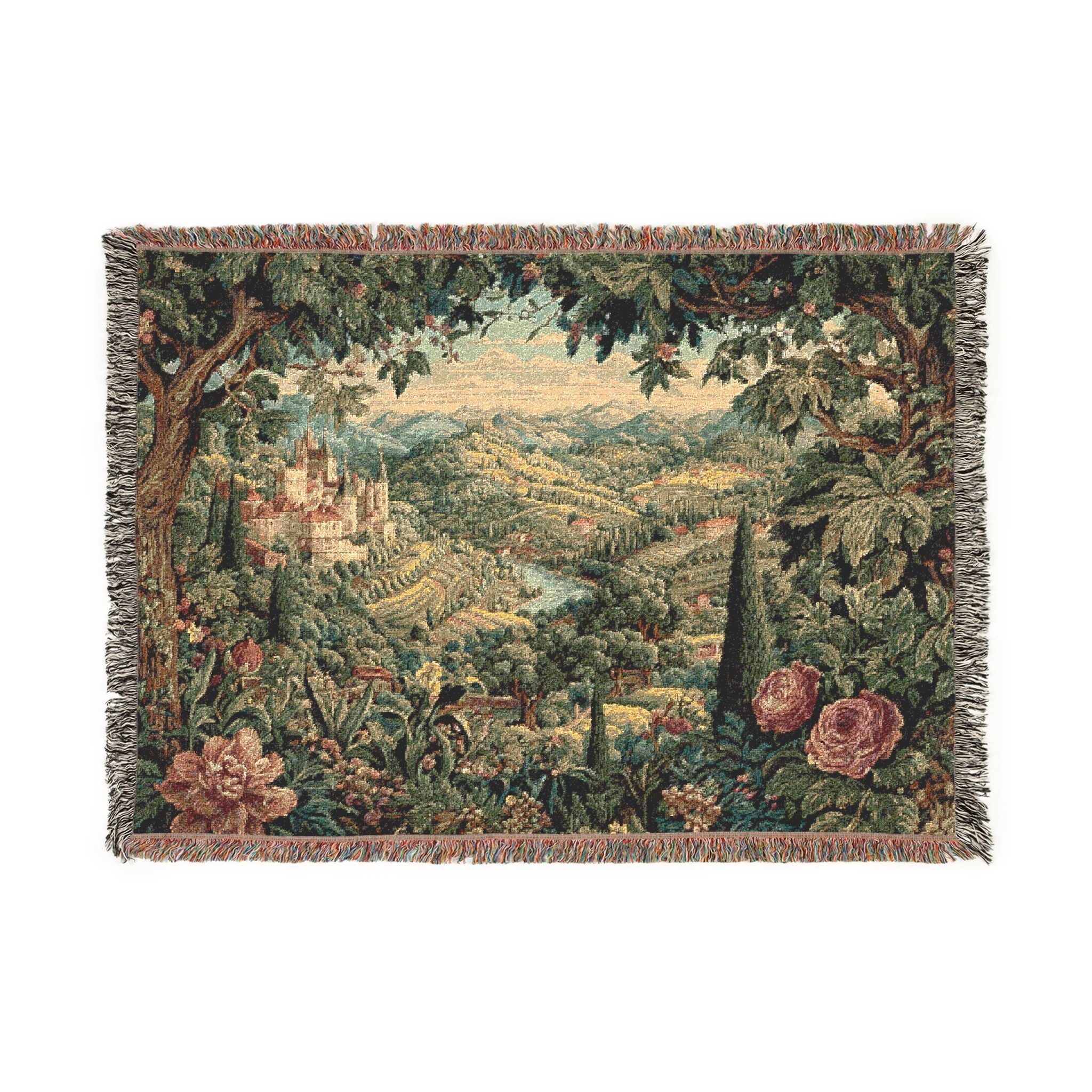 Vintage Tapestry Landscape