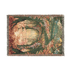 Abstract Forest Autumn Themed Woven Blanket | Tapestry Throw, Nature-Inspired