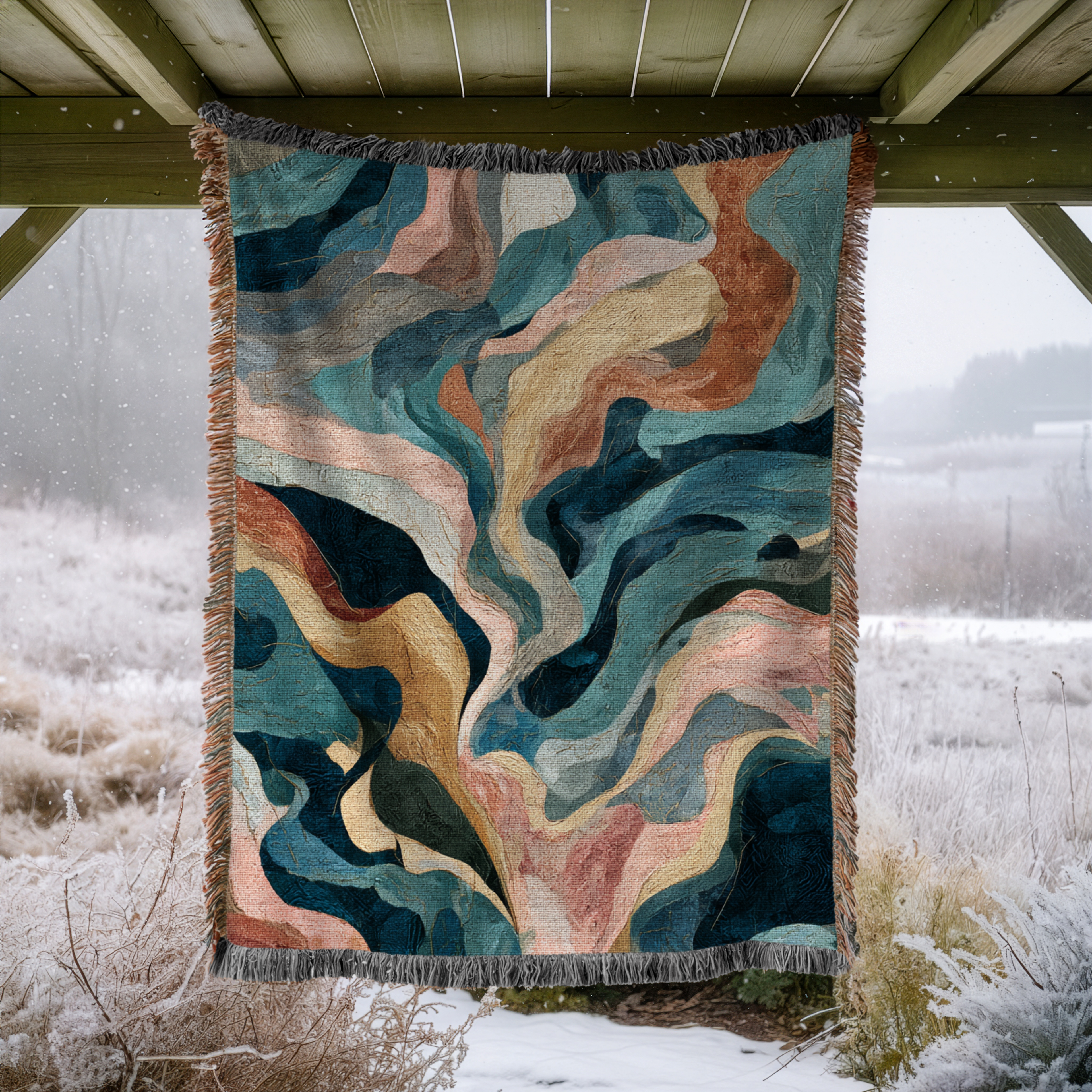 Abstract Marble Swirl