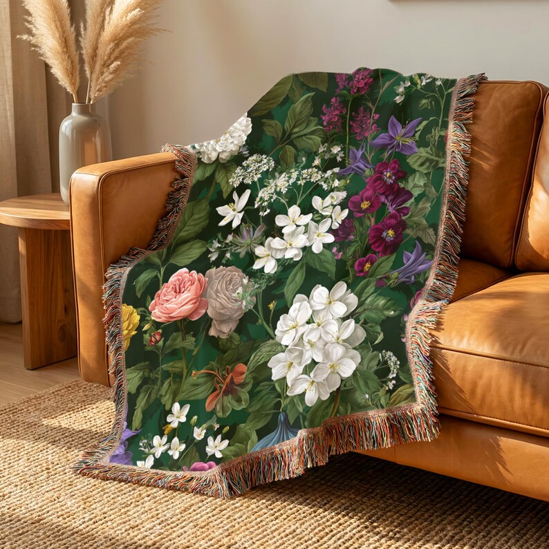 Vintage Floral Tapestry