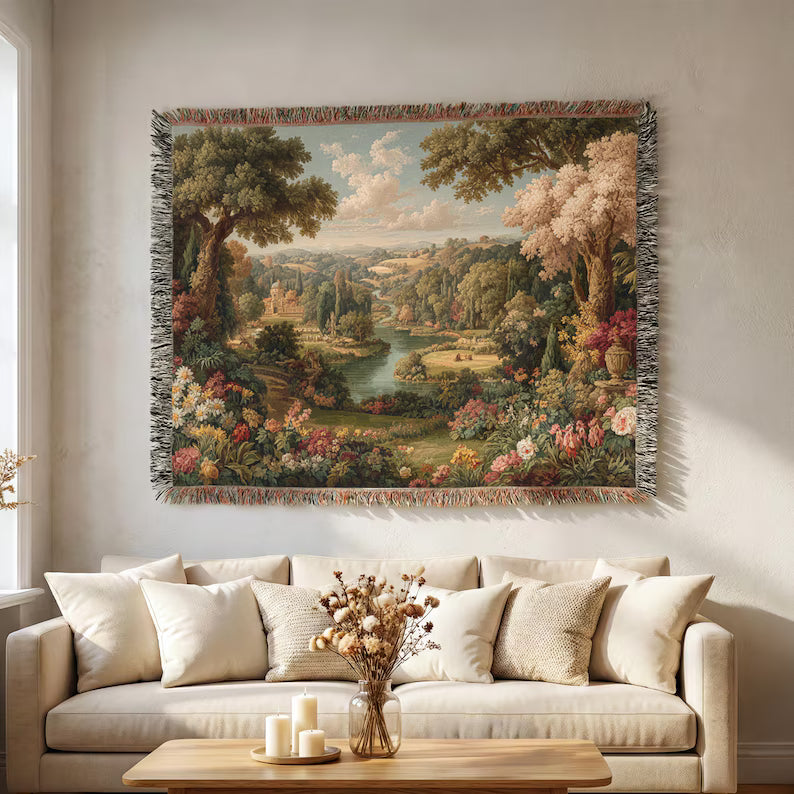 Vintage Landscape Tapestry