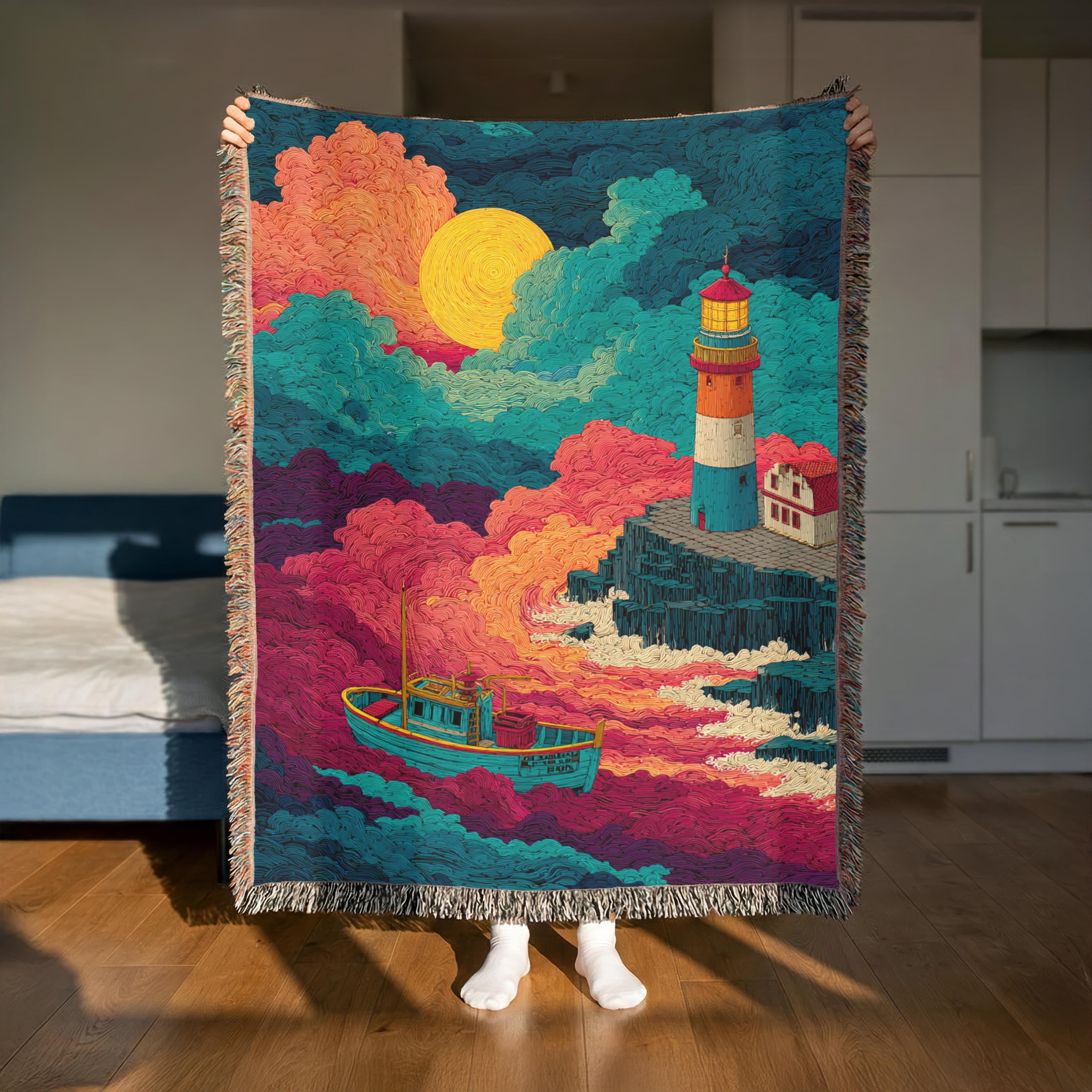 Surreal Lighthouse Nightscape