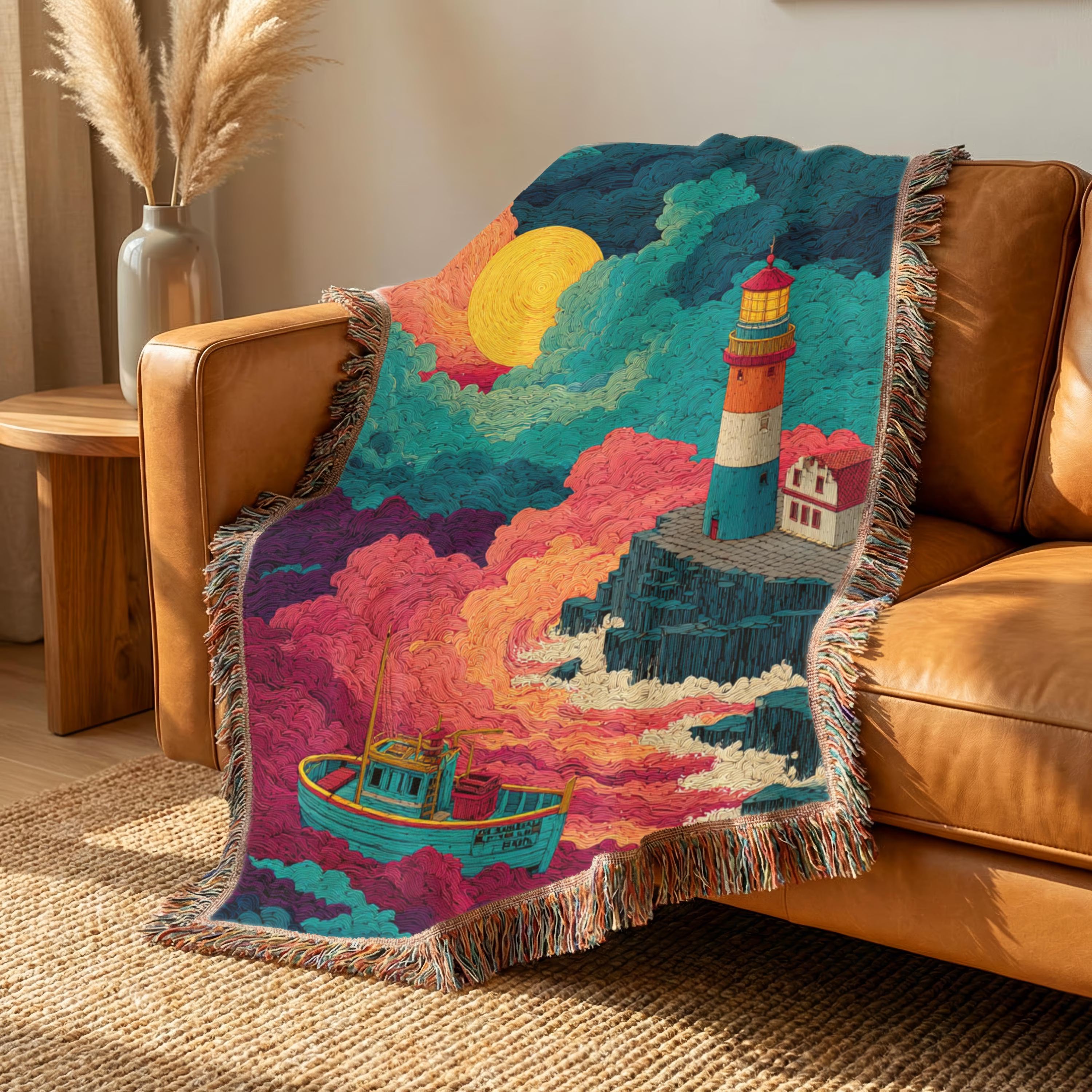 Surreal Lighthouse Nightscape
