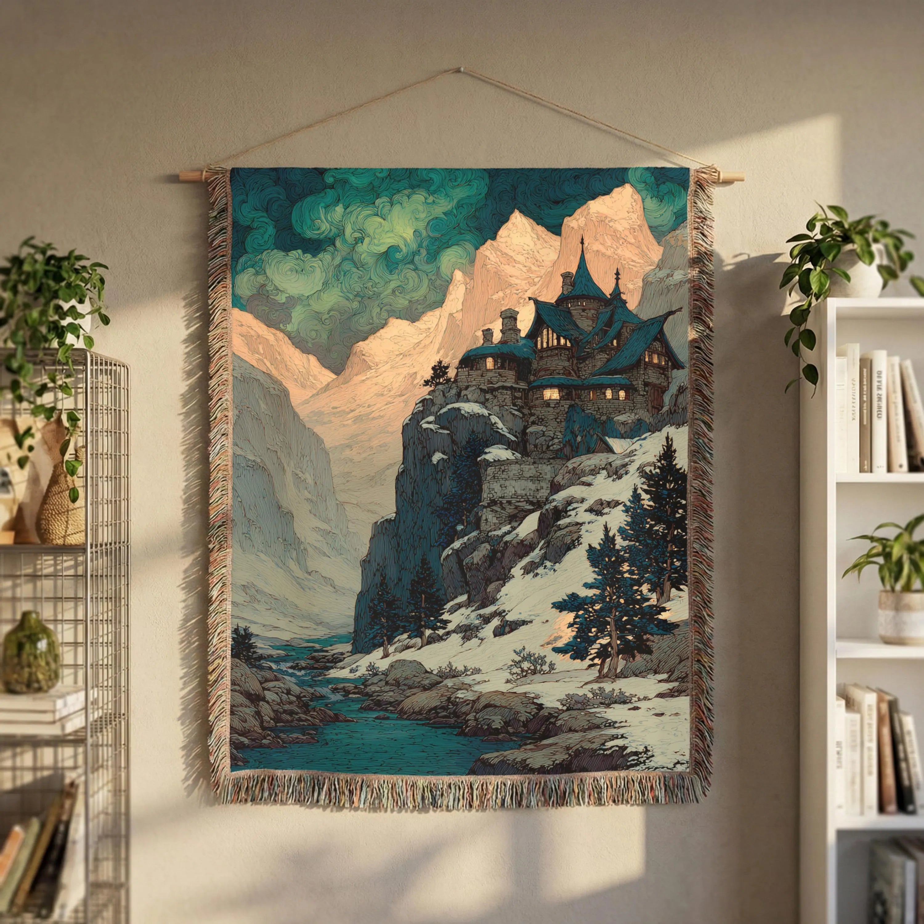 Abstract Mountain Landscape