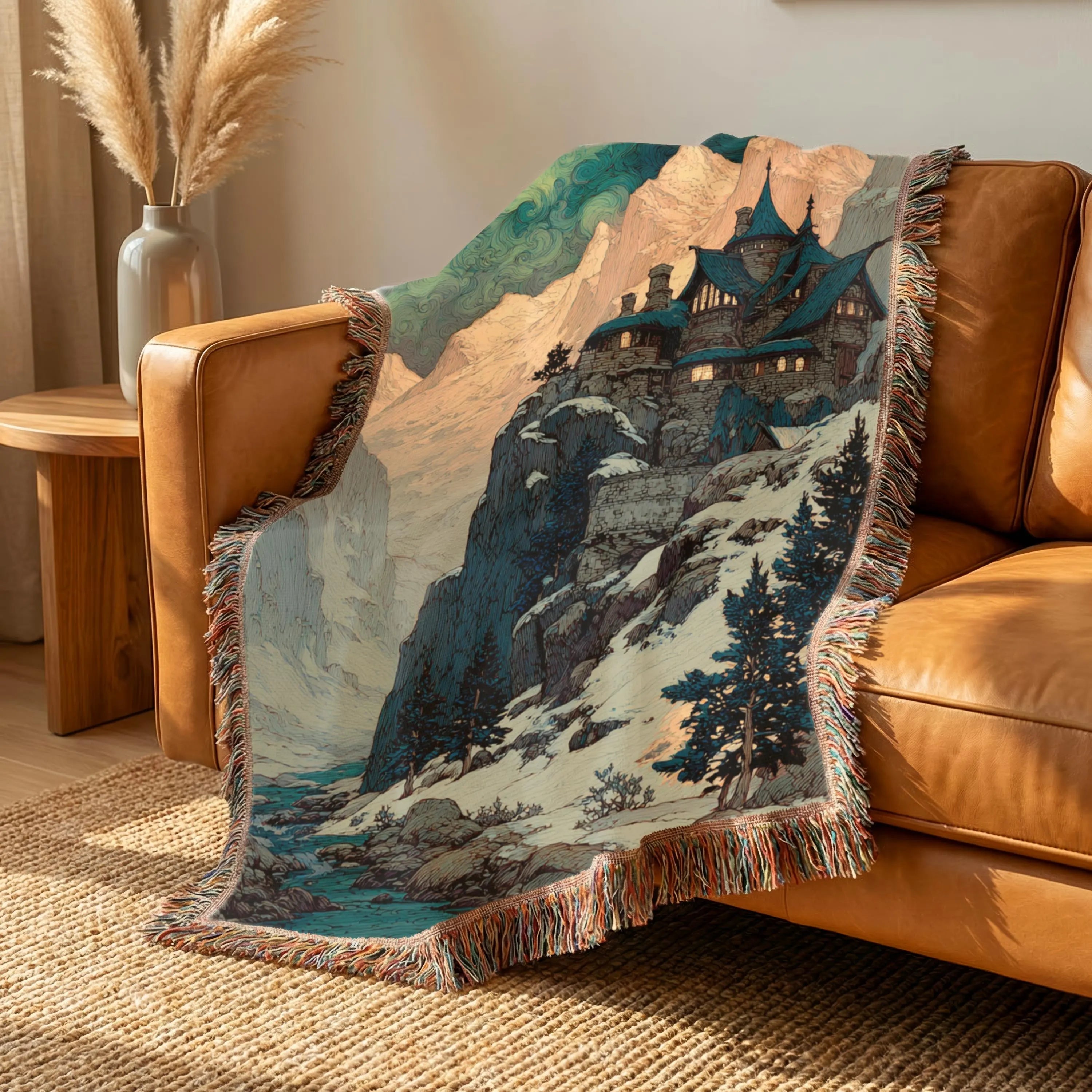 Abstract Mountain Landscape