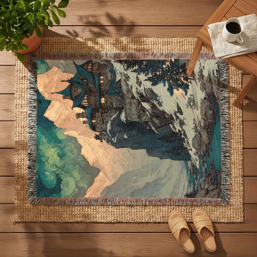 Abstract Mountain Landscape