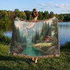 Mountain Cabin Landscape